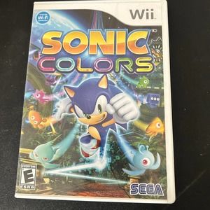 SONIC COLORS GAME FOR NINTENDO WII